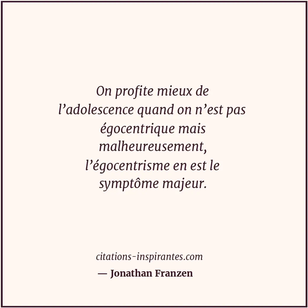 Citation de Jonathan Franzen