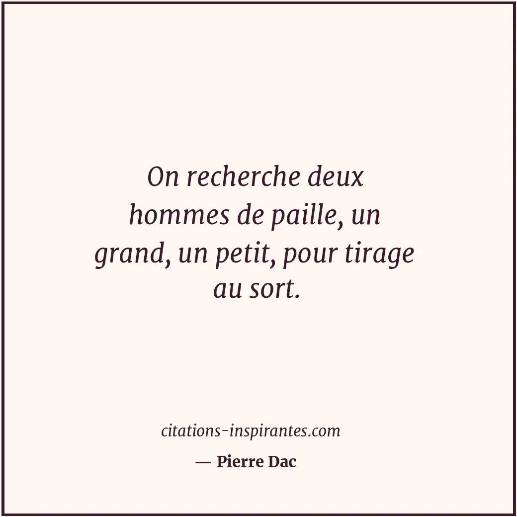 Citation de Pierre Dac