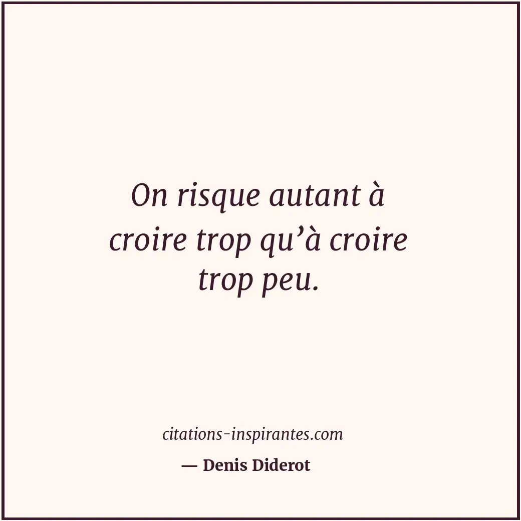 Citation de Denis Diderot