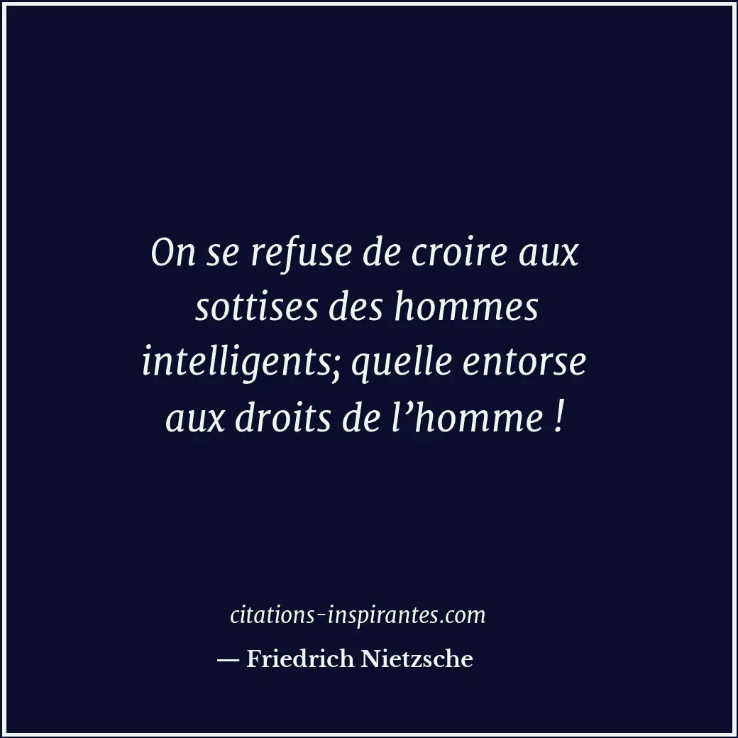 Citation de Friedrich Nietzsche