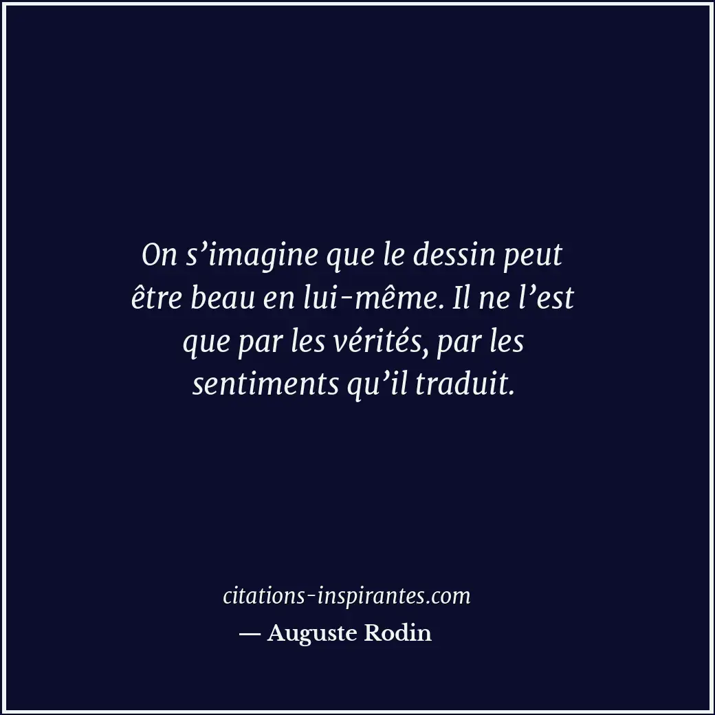 Citation de Auguste Rodin