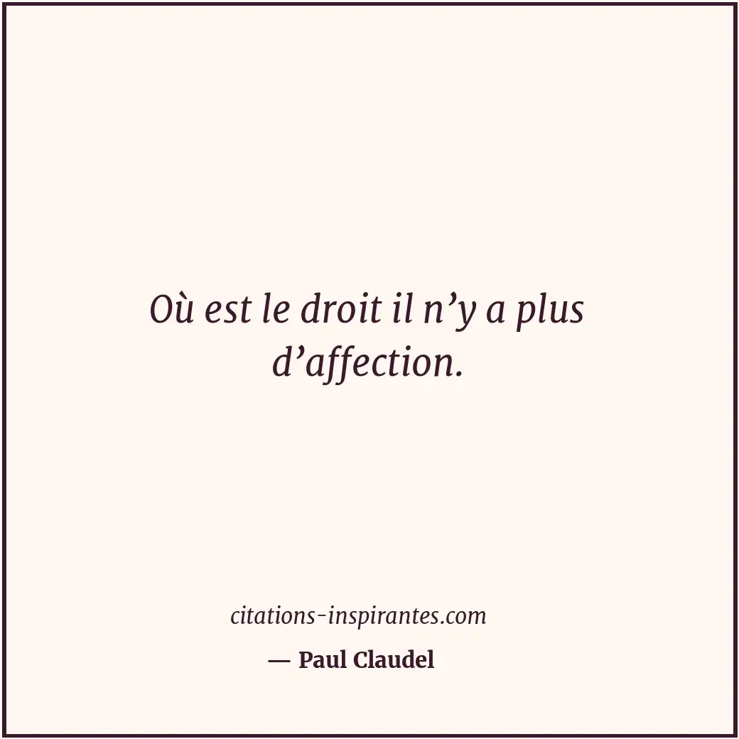 Citation de Paul Claudel