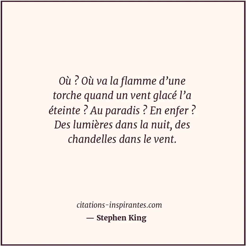 Citation de Stephen King