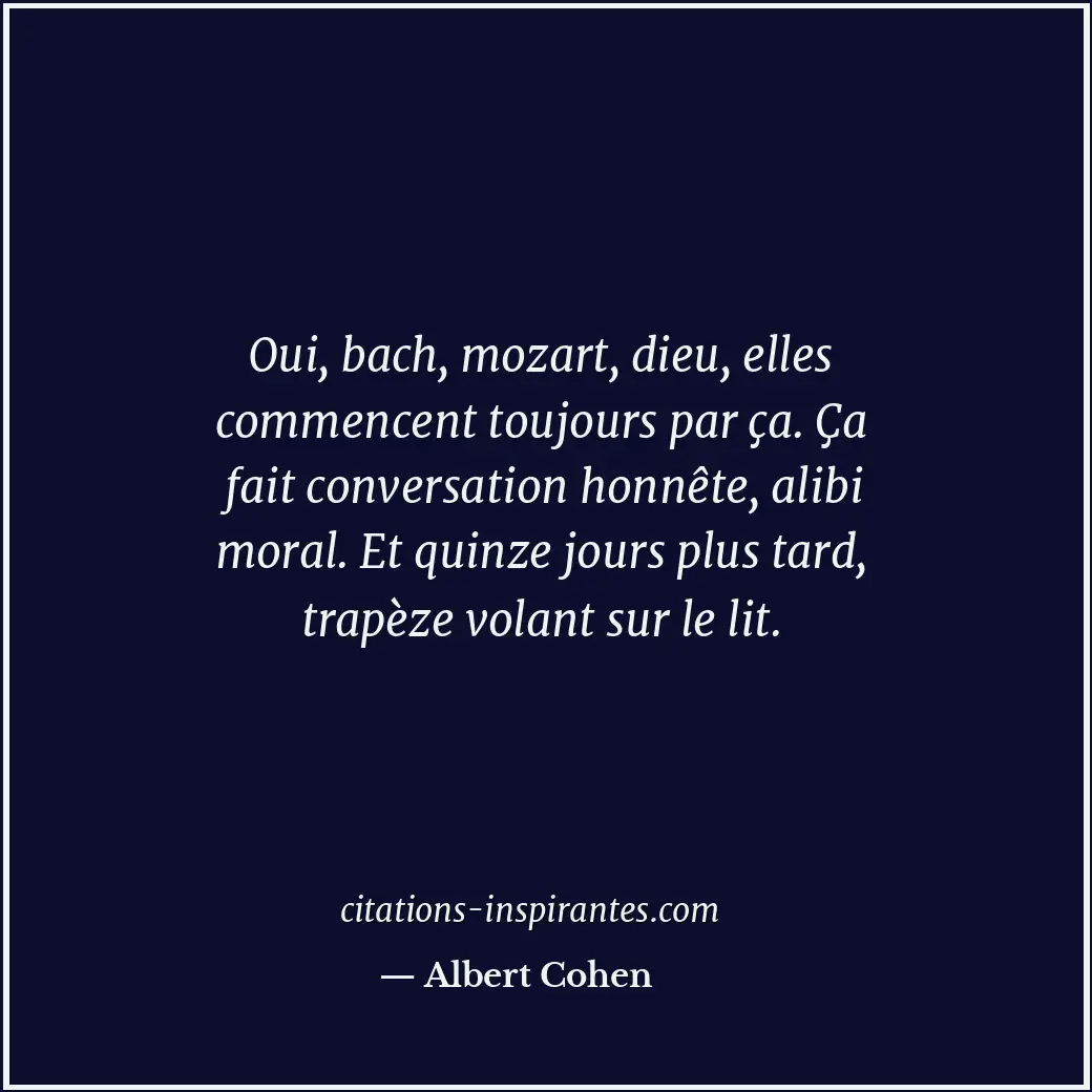 Citation de Albert Cohen
