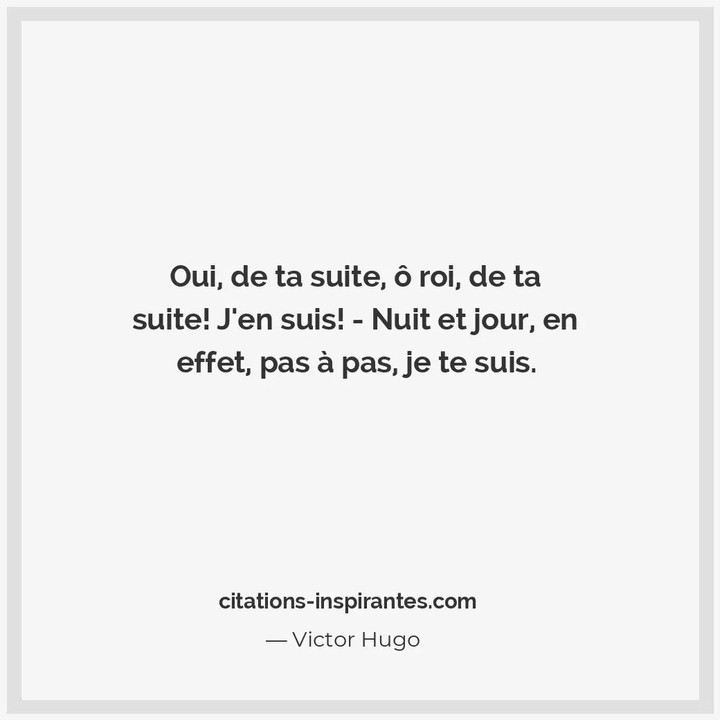 Citation de Victor Hugo