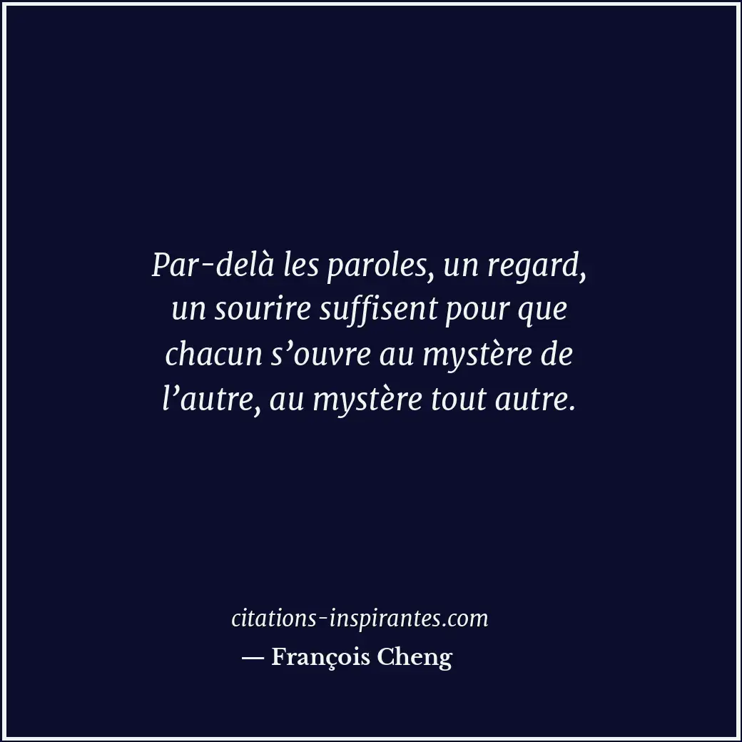 Citation de François Cheng