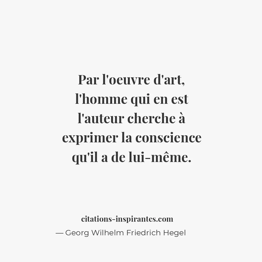 Citation de Georg Wilhelm Friedrich Hegel