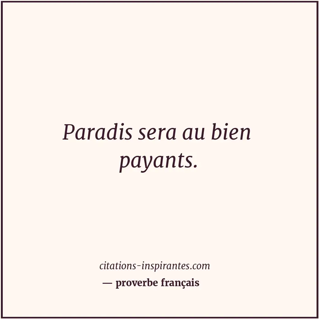 Citation de proverbe français