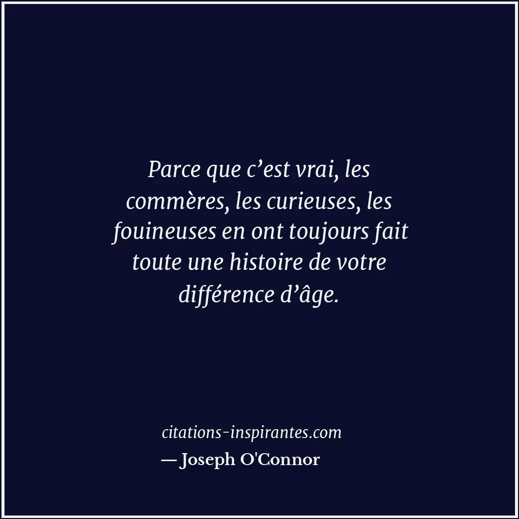 Citation de Joseph O'Connor
