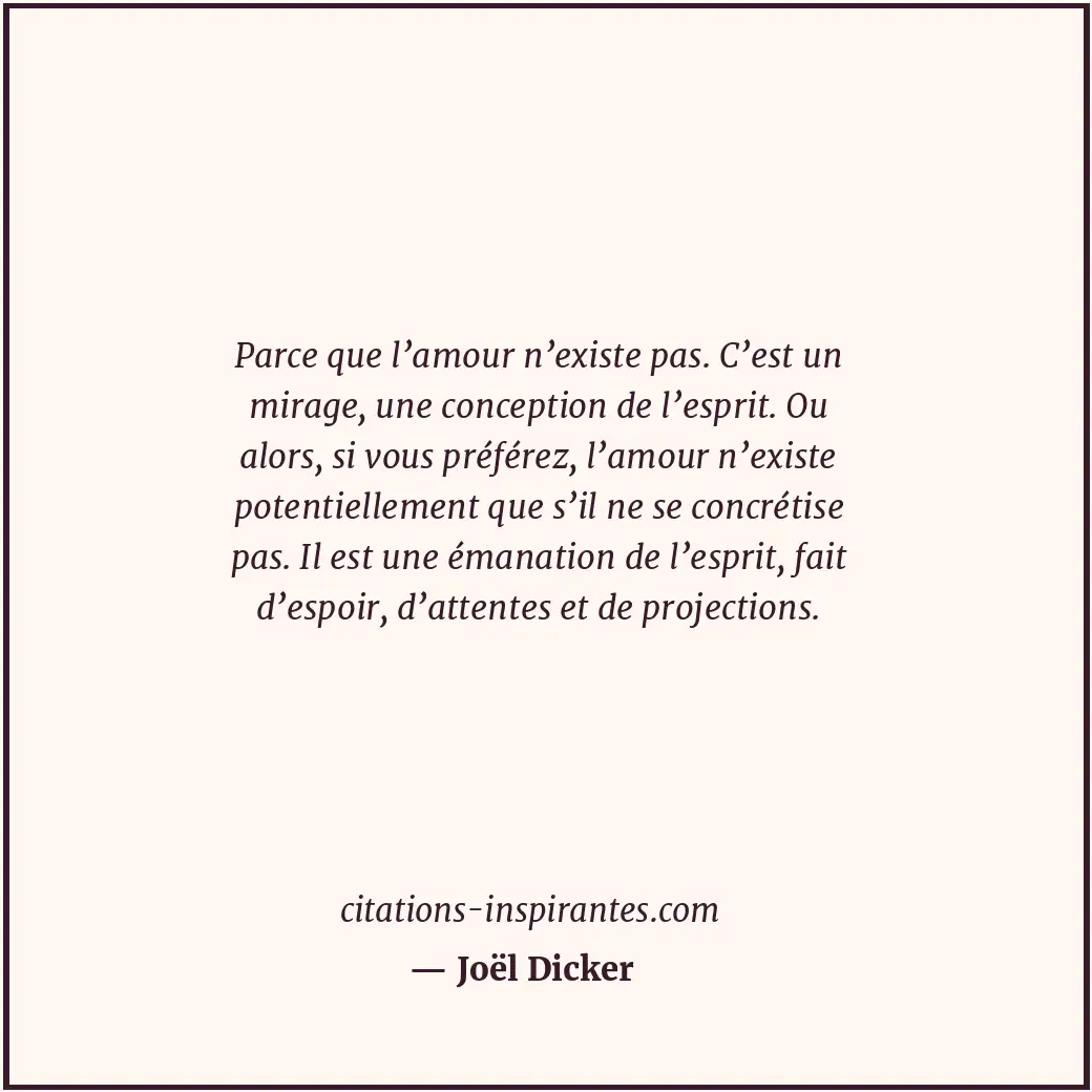 Citation de Joël Dicker