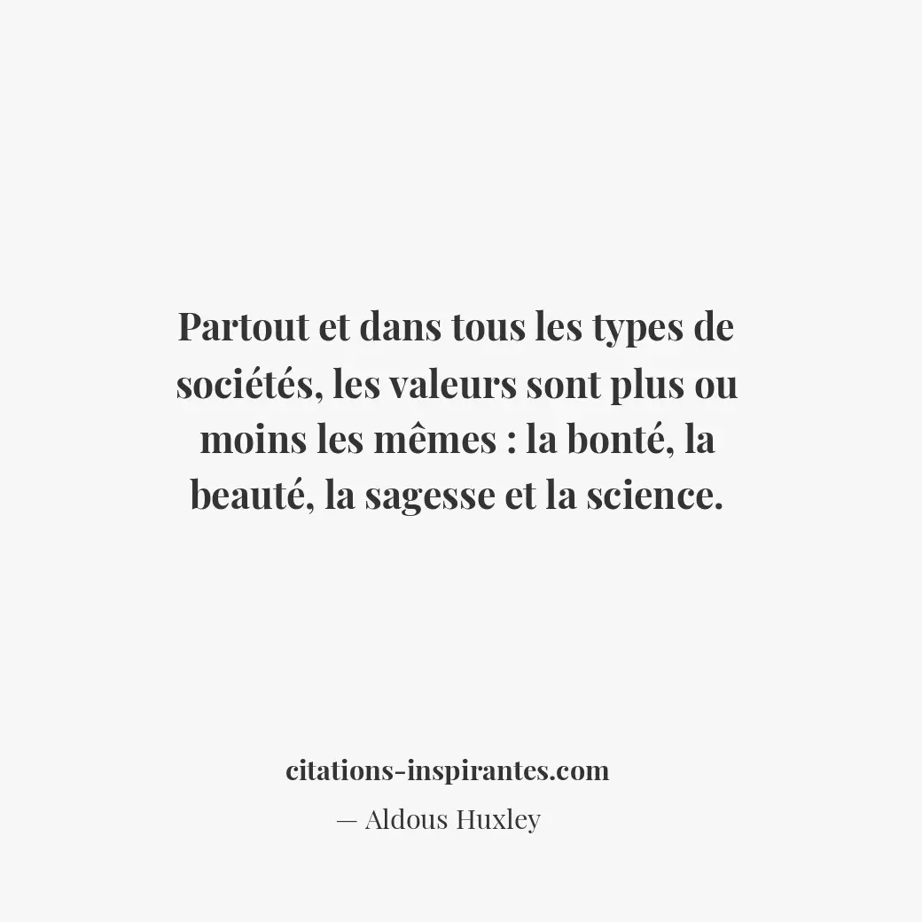 Citation de Aldous Huxley