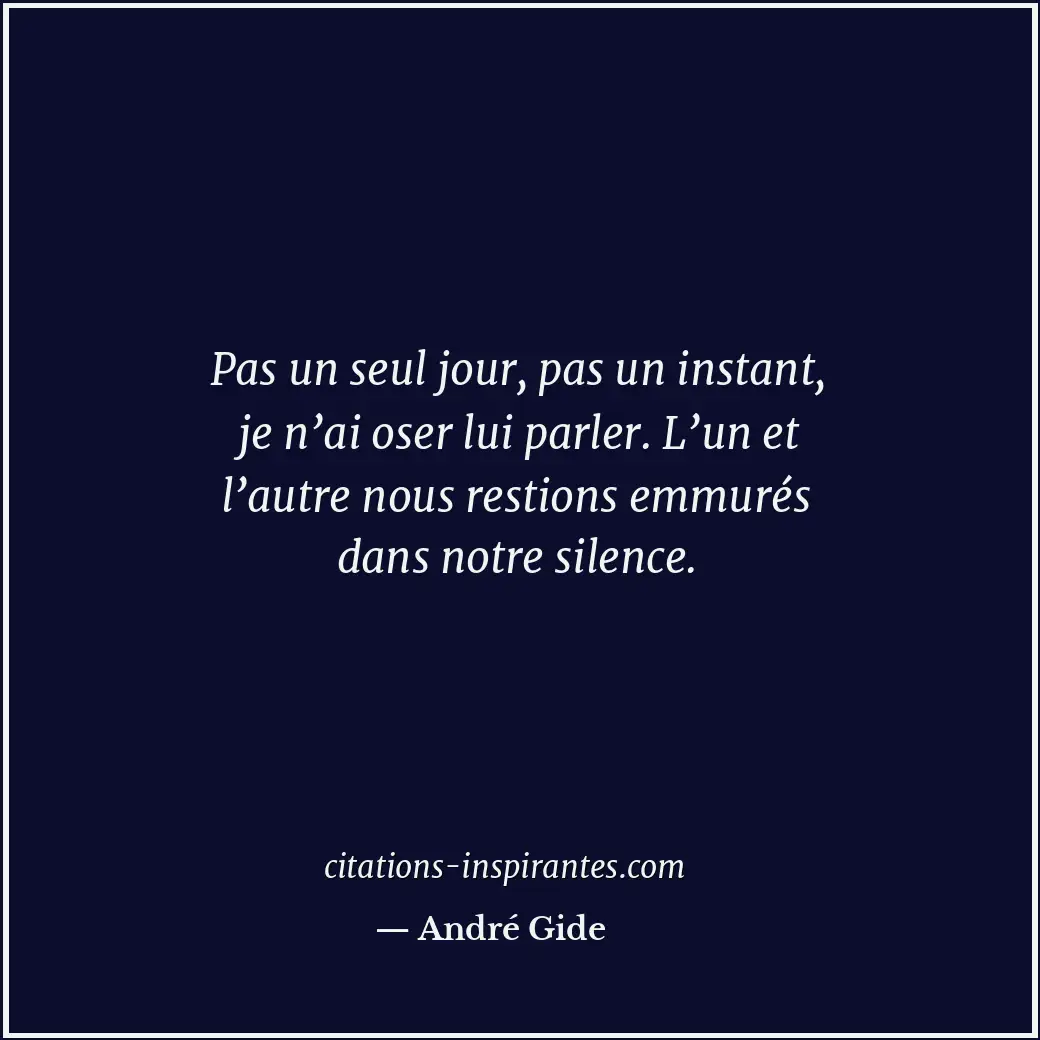 Citation de André Gide