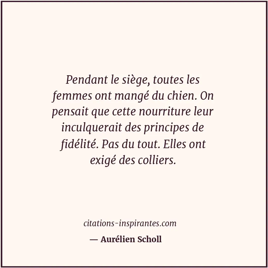 Citation de Aurélien Scholl