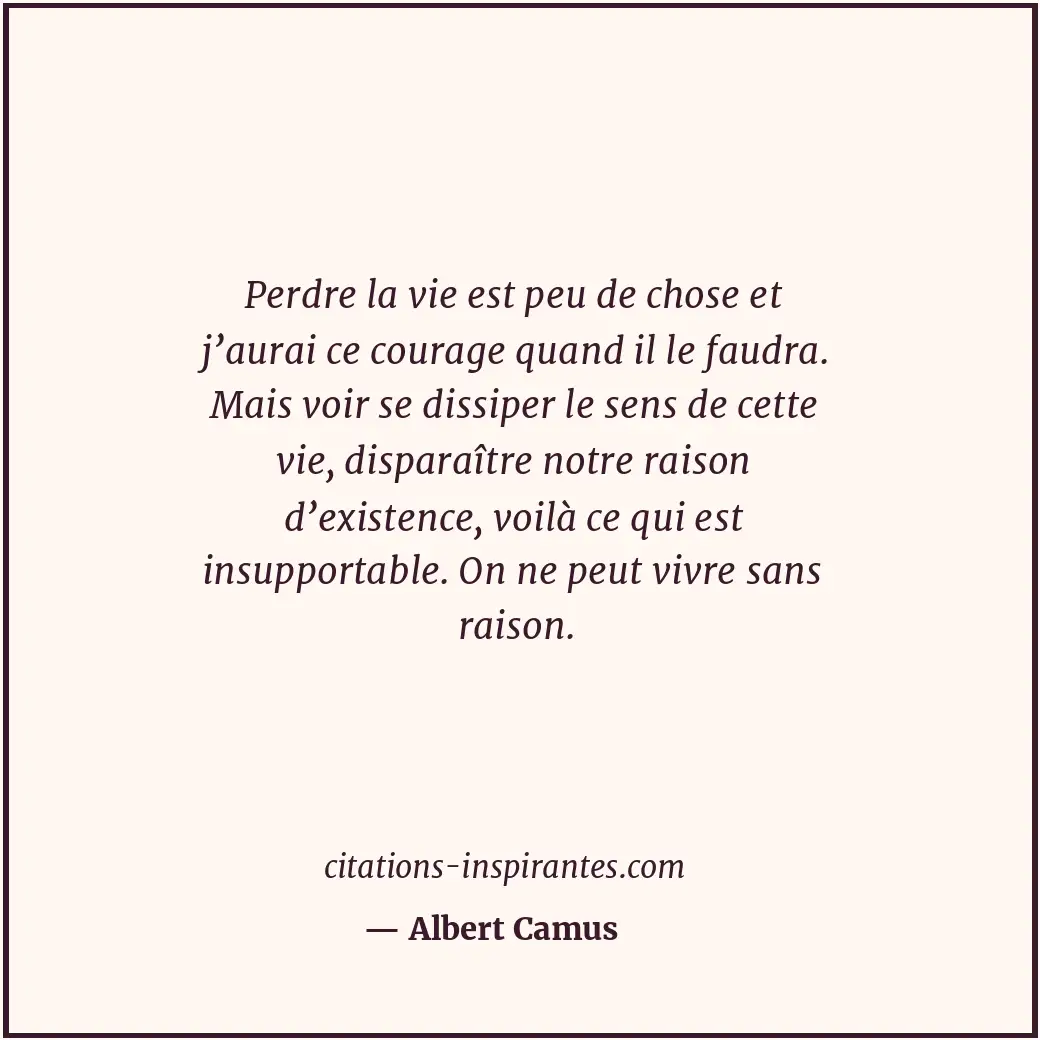 Citation de Albert Camus