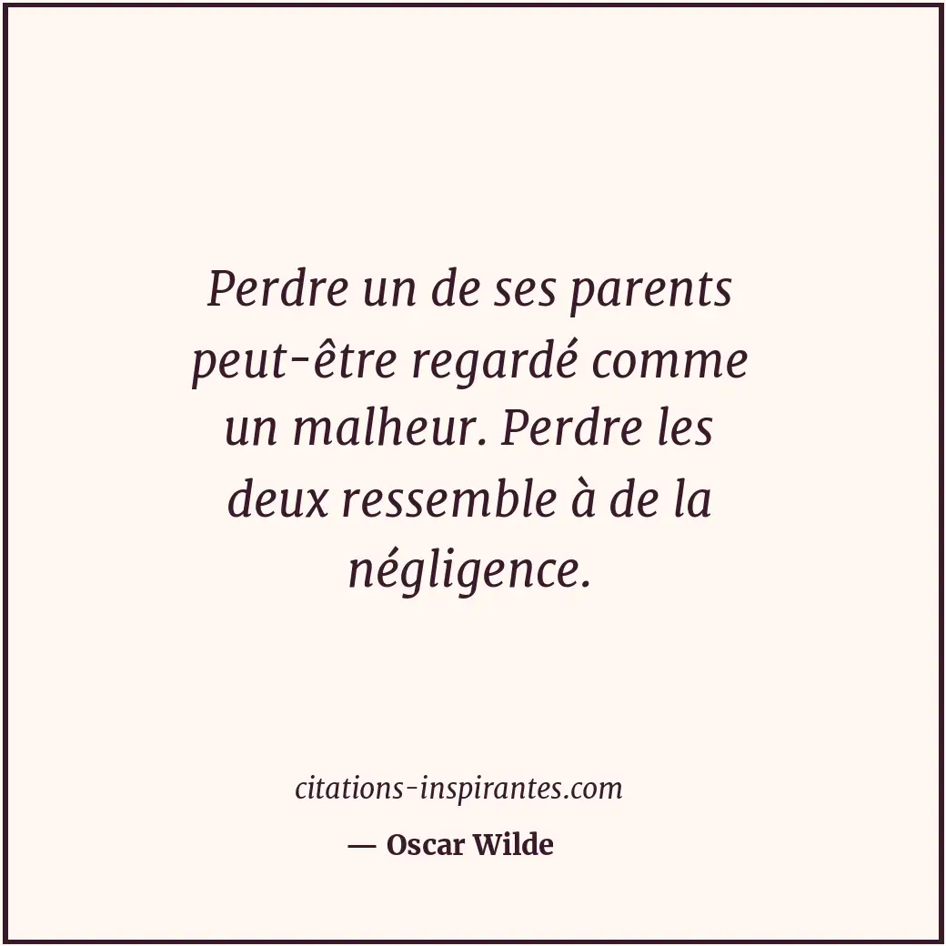 Citation de Oscar Wilde
