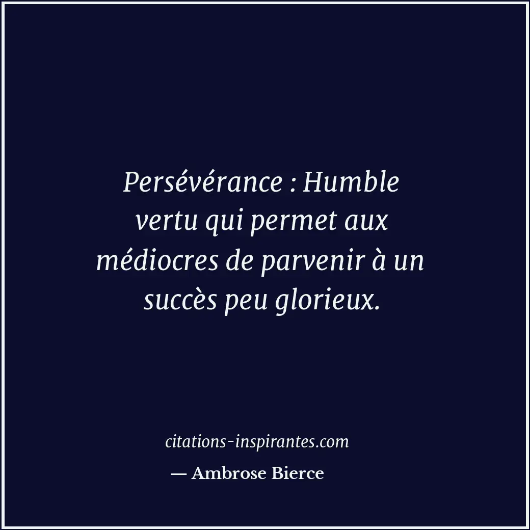 Citation de Ambrose Bierce