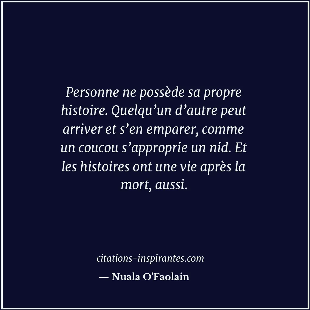 Citation de Nuala O'Faolain