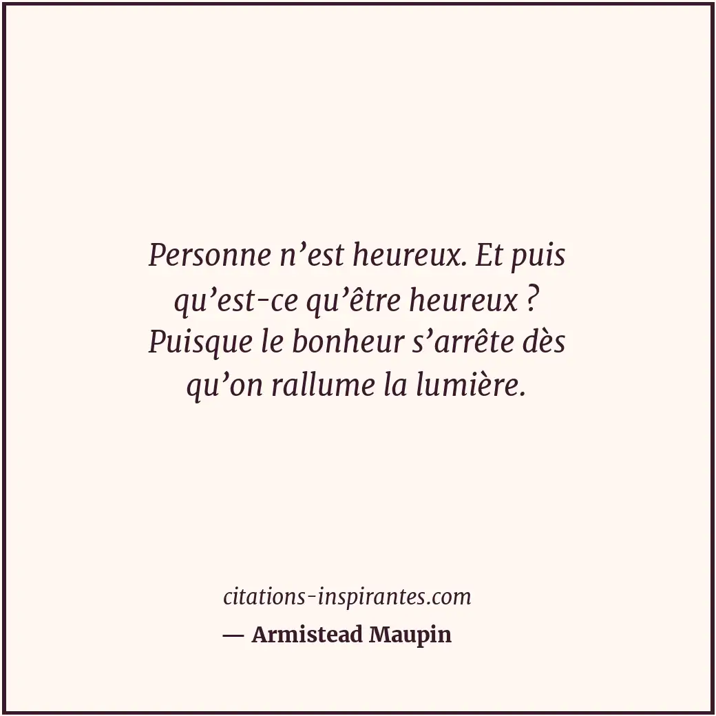 Citation de Armistead Maupin