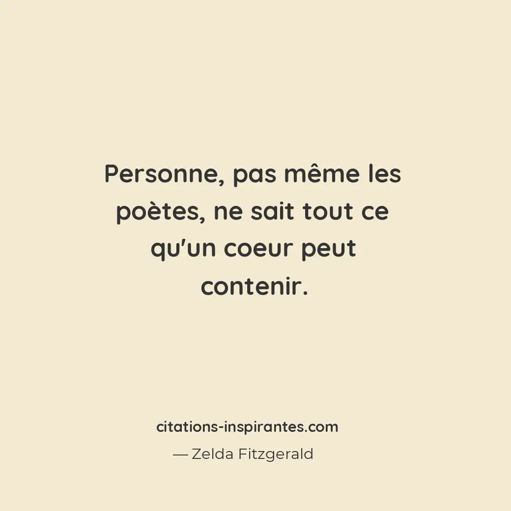 Citation de Zelda Fitzgerald