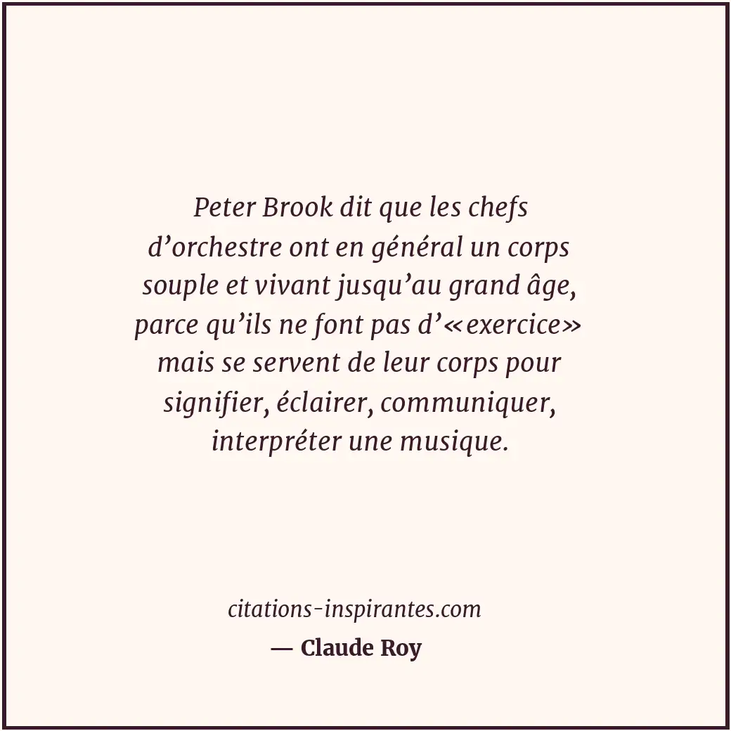 Citation de Claude Roy