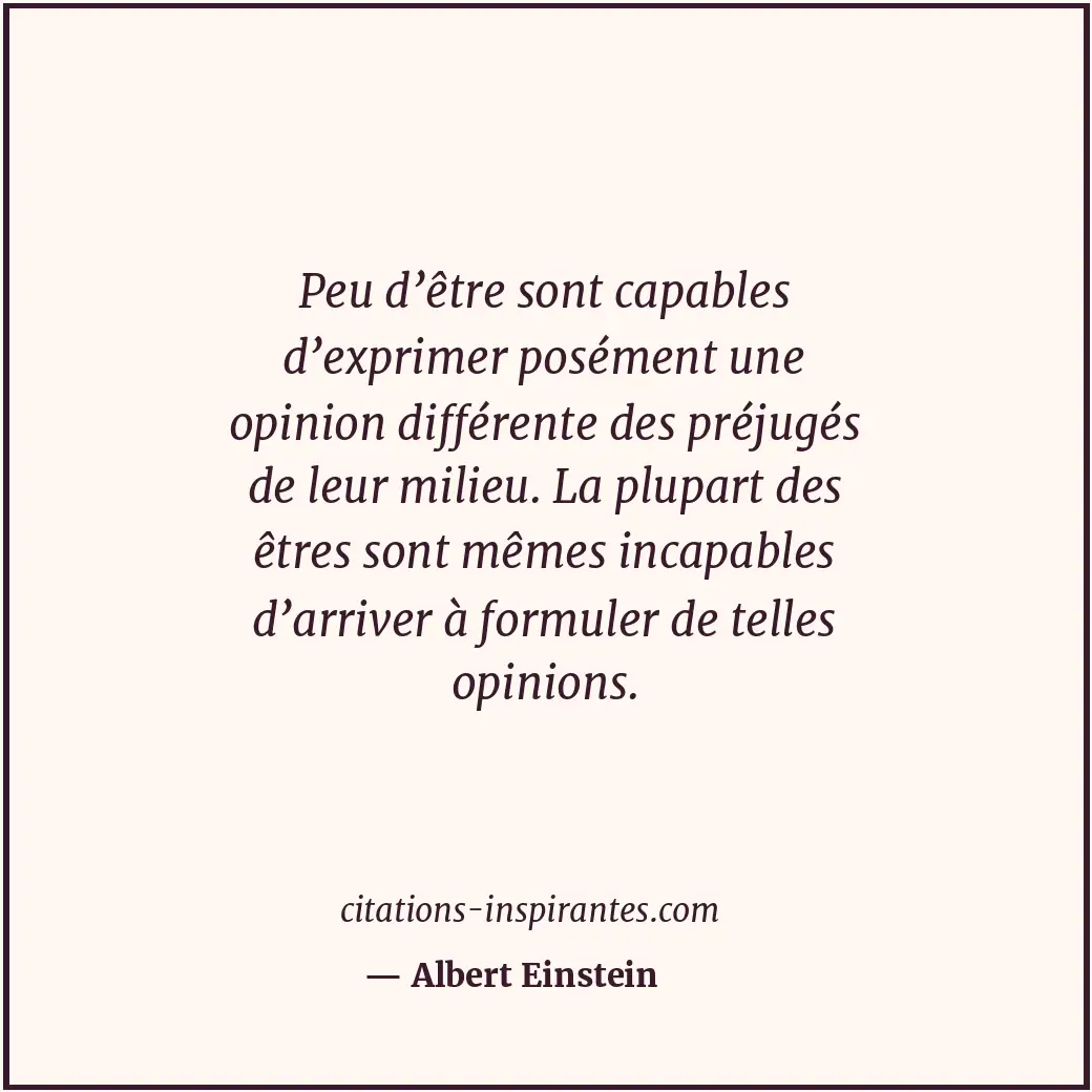 Citation de Albert Einstein