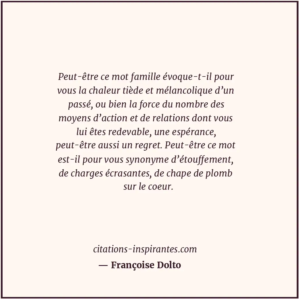 Citation de Françoise Dolto