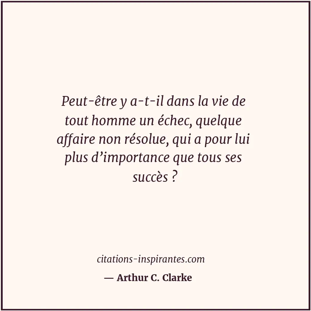 Citation de Arthur C. Clarke