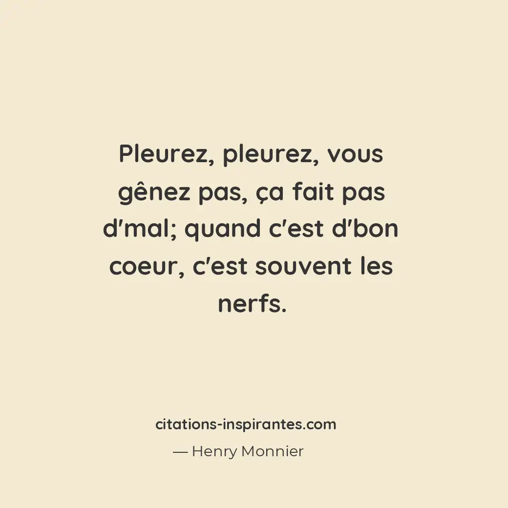 Citation de Henry Monnier