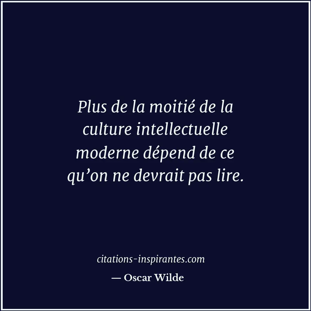 Citation de Oscar Wilde