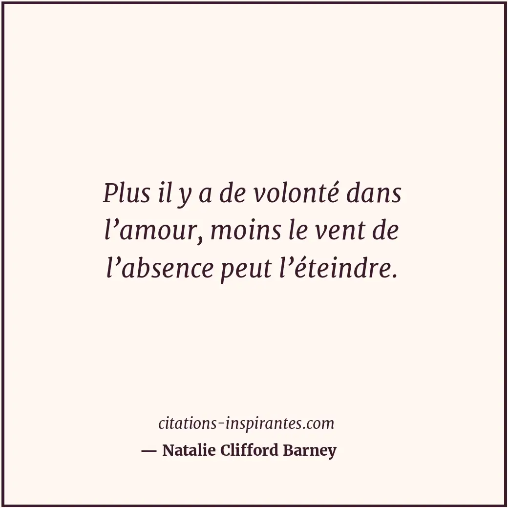 Citation de Natalie Clifford Barney