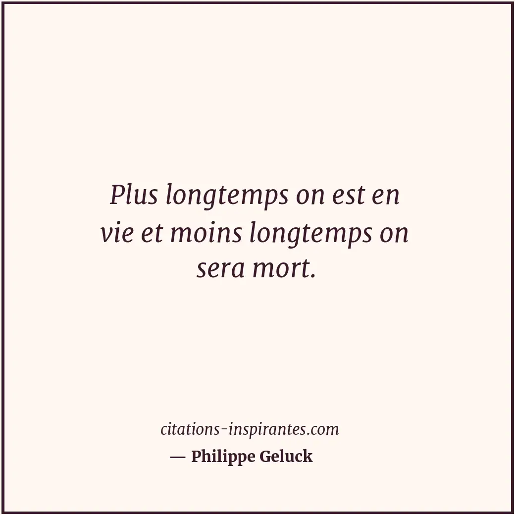 Citation de Philippe Geluck