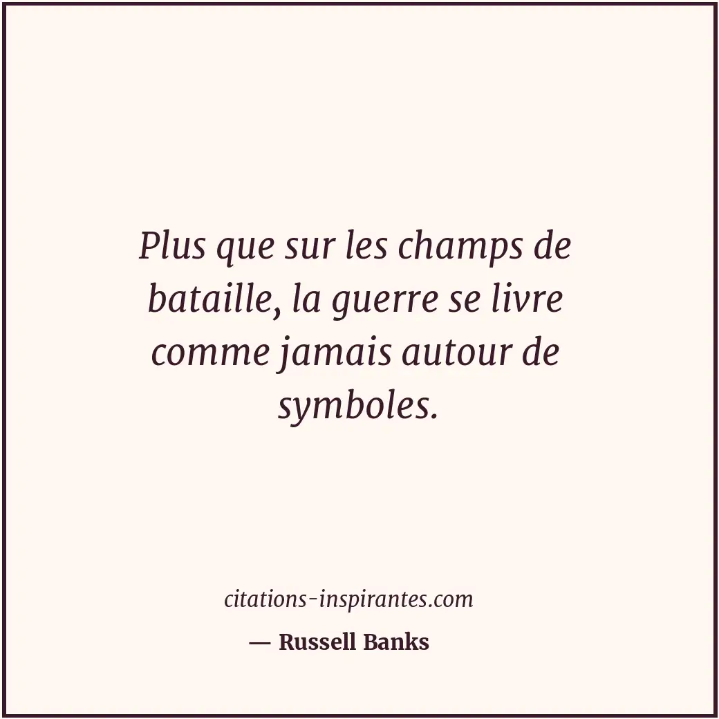 Citation de Russell Banks