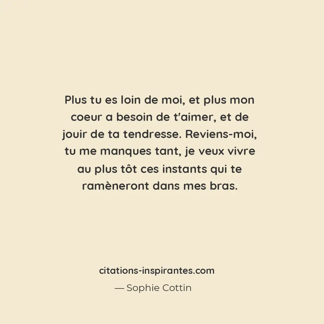 Citation de Sophie Cottin