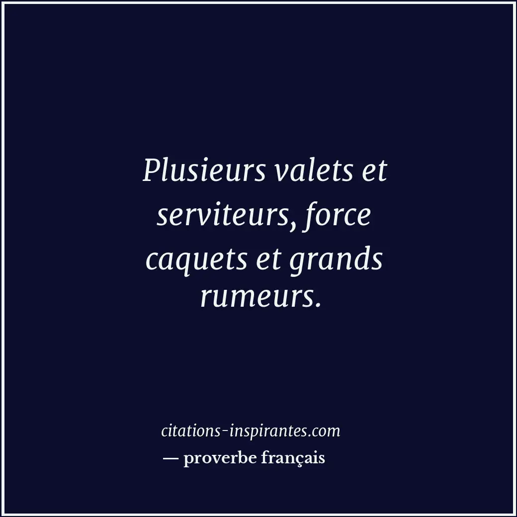 Citation de proverbe français