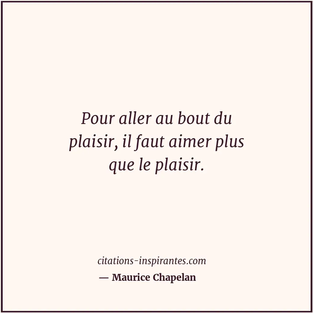 Citation de Maurice Chapelan