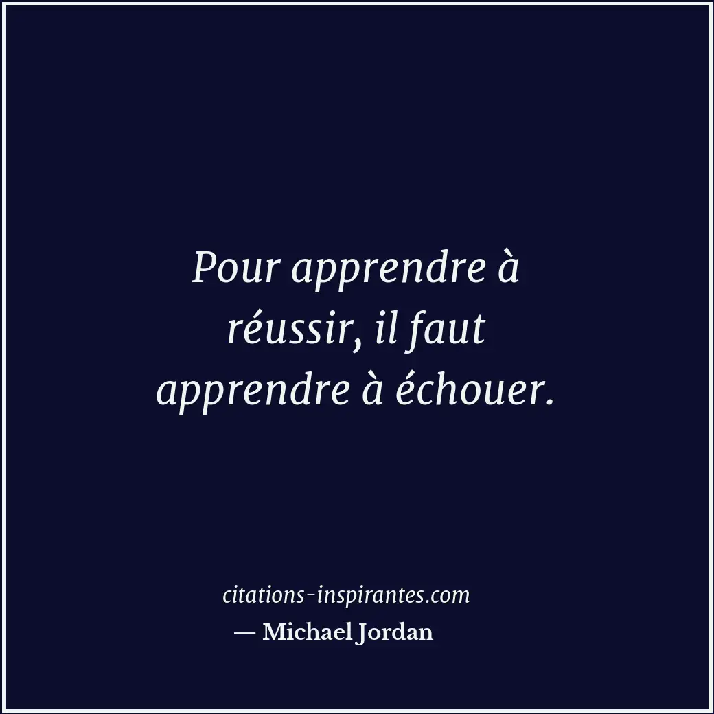 Citation de Michael Jordan