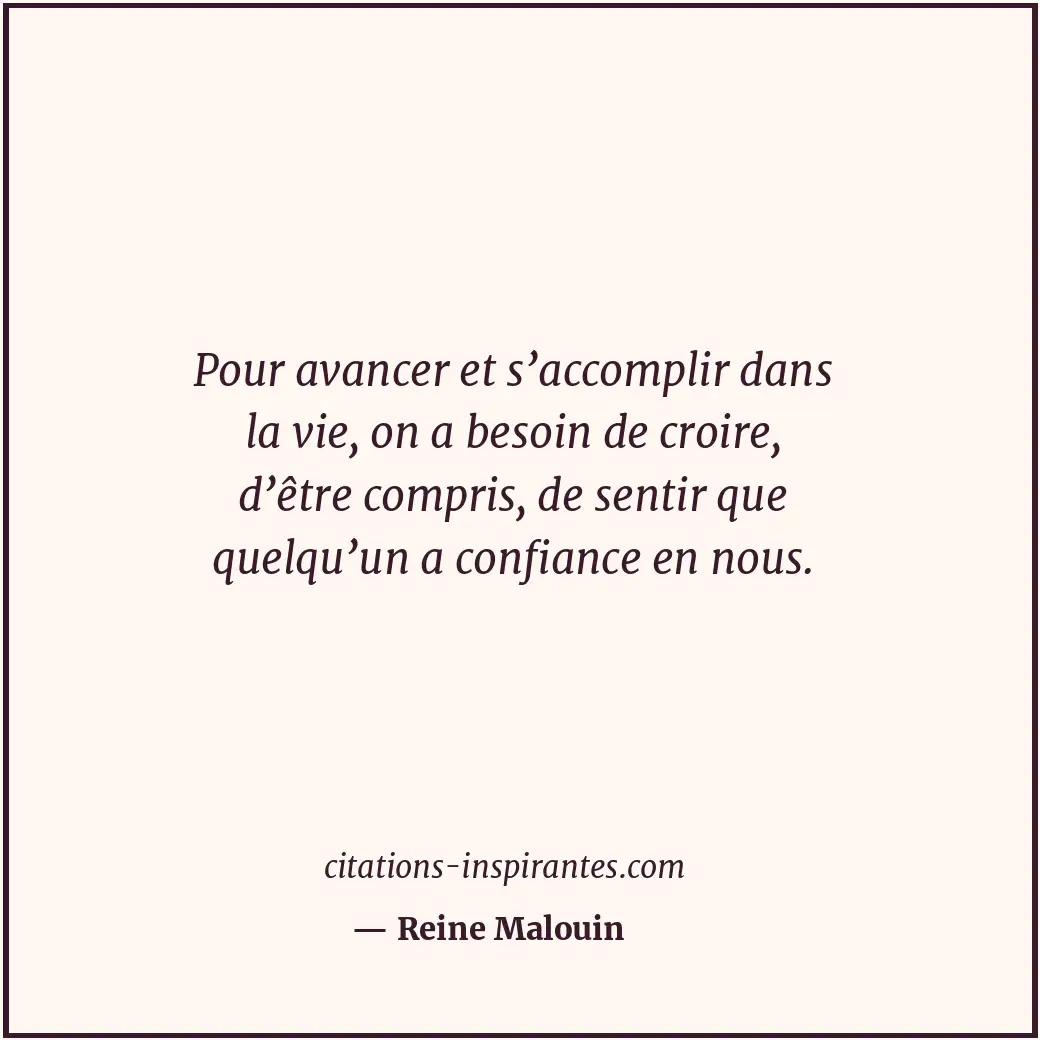 Citation de Reine Malouin