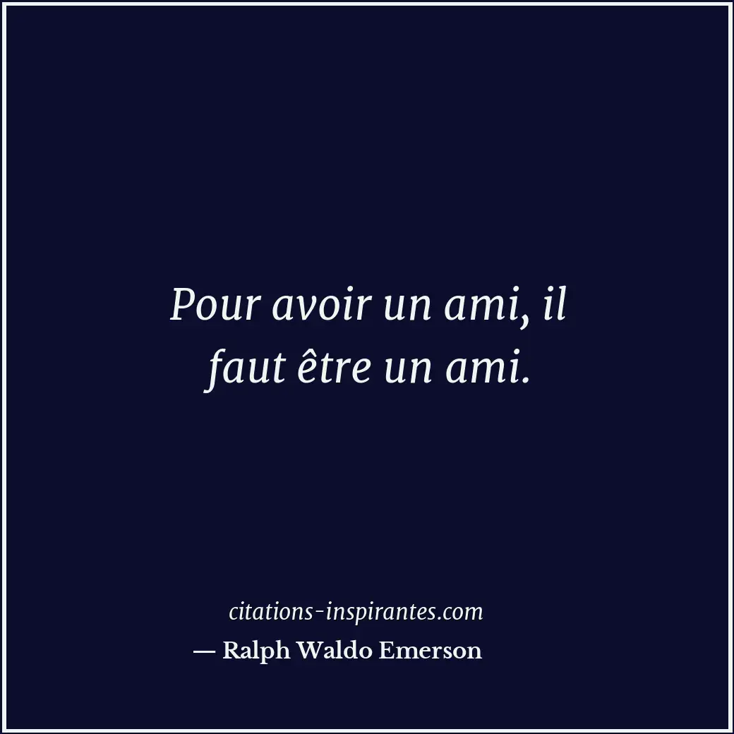 Citation de Ralph Waldo Emerson