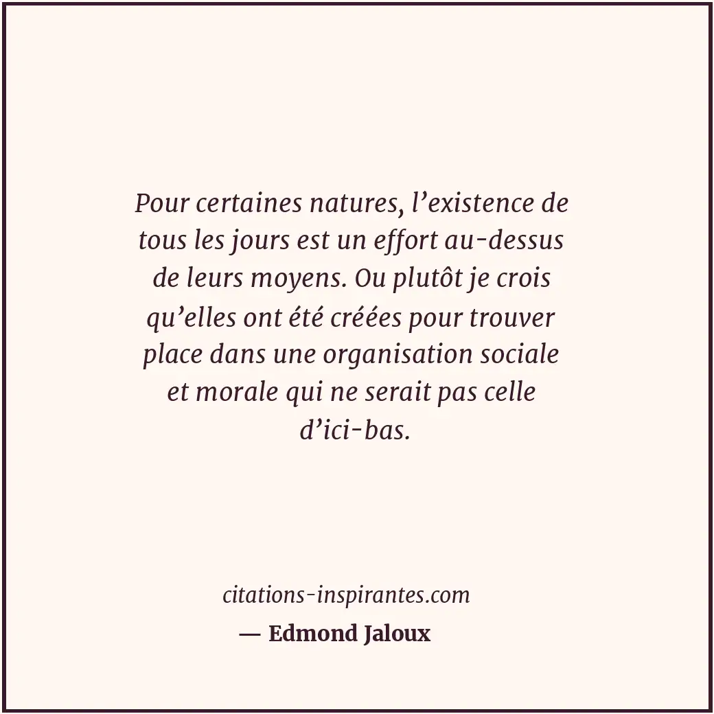 Citation de Edmond Jaloux