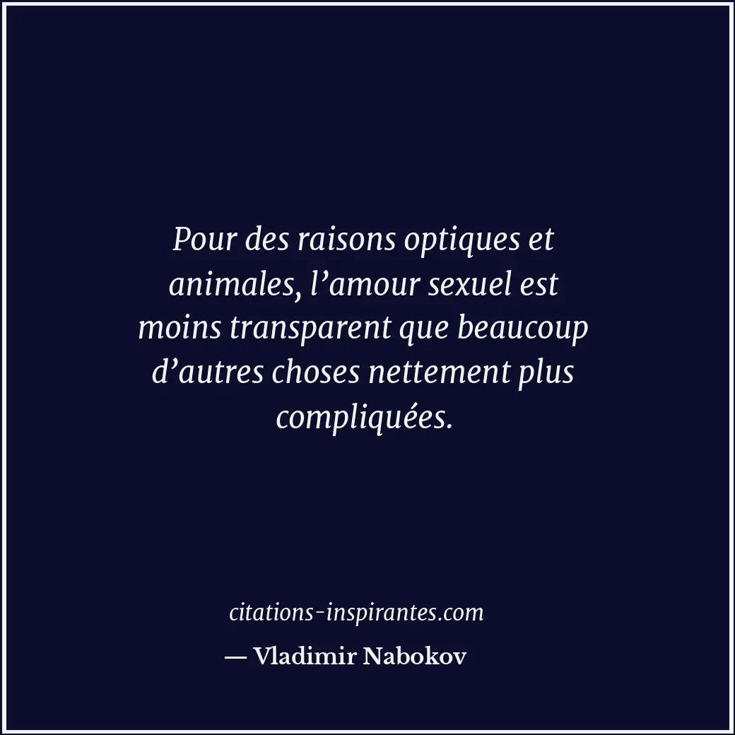 Citation de Vladimir Nabokov