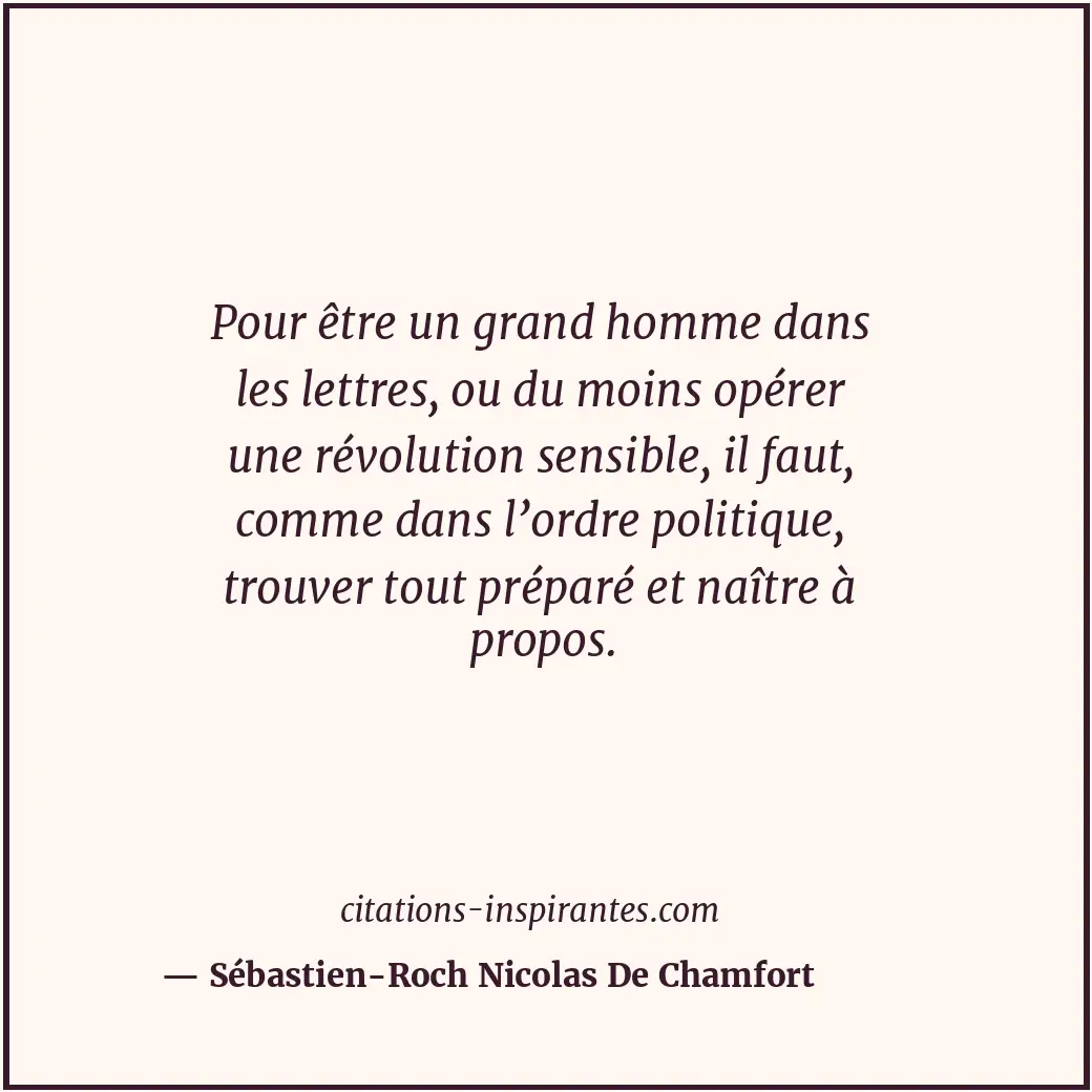Citation de Sébastien-Roch Nicolas De Chamfort