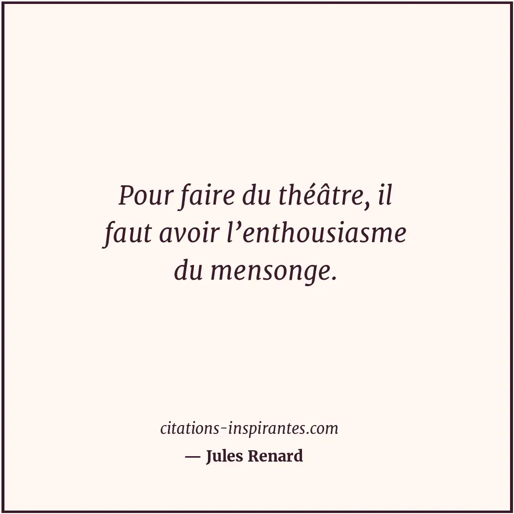 Citation de Jules Renard