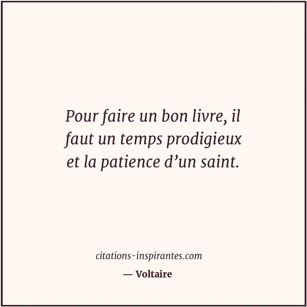 Citation de Voltaire