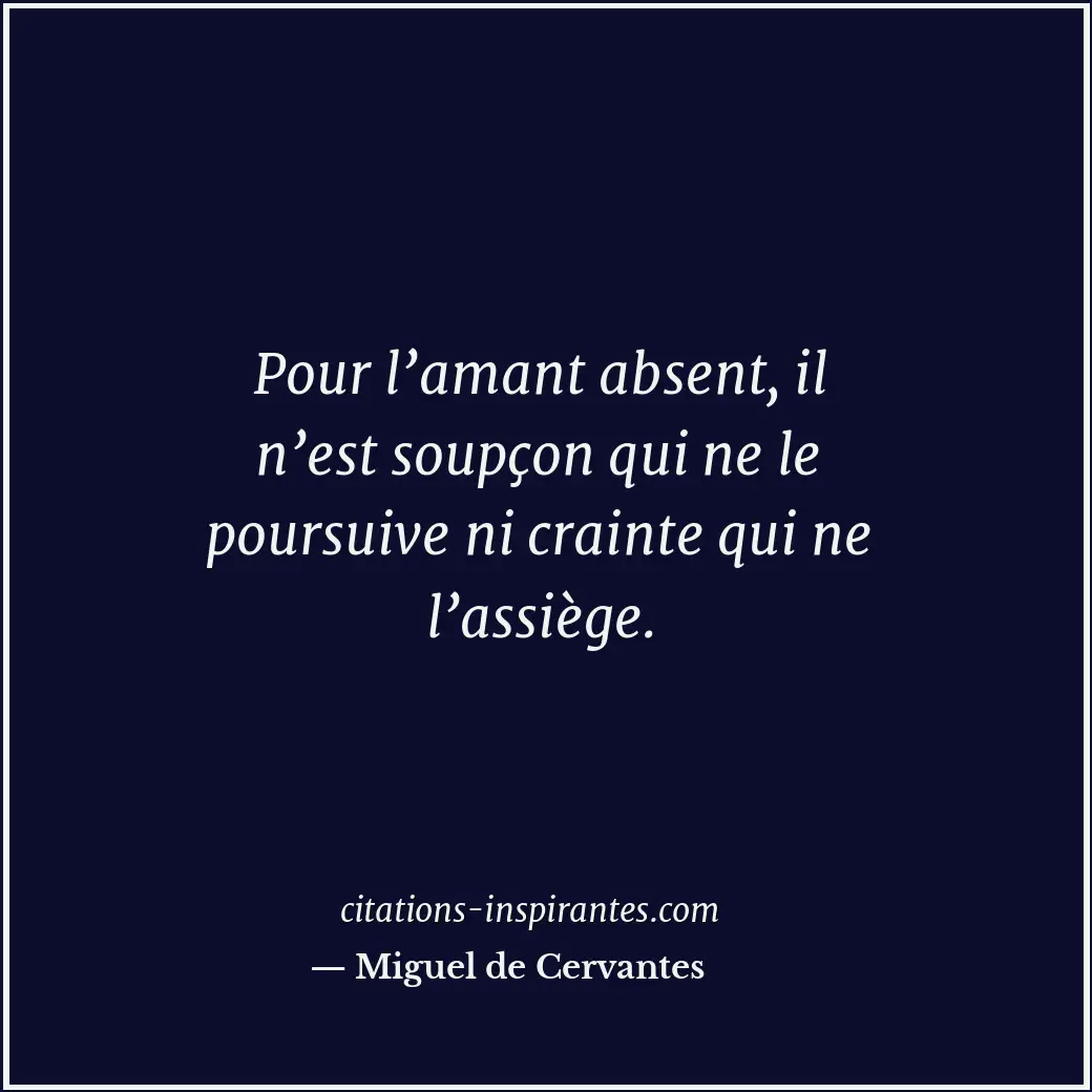 Citation de Miguel de Cervantes