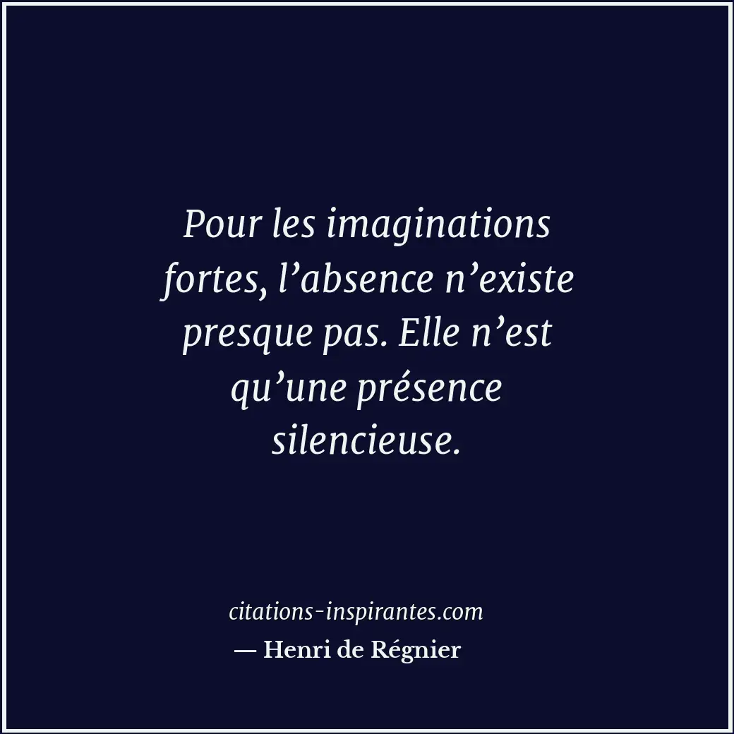 Citation de Henri de Régnier