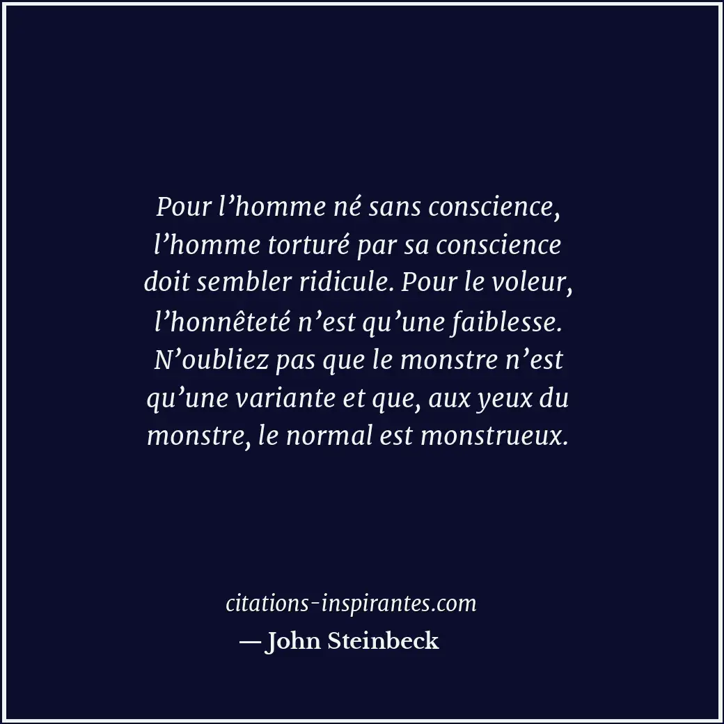Citation de John Steinbeck