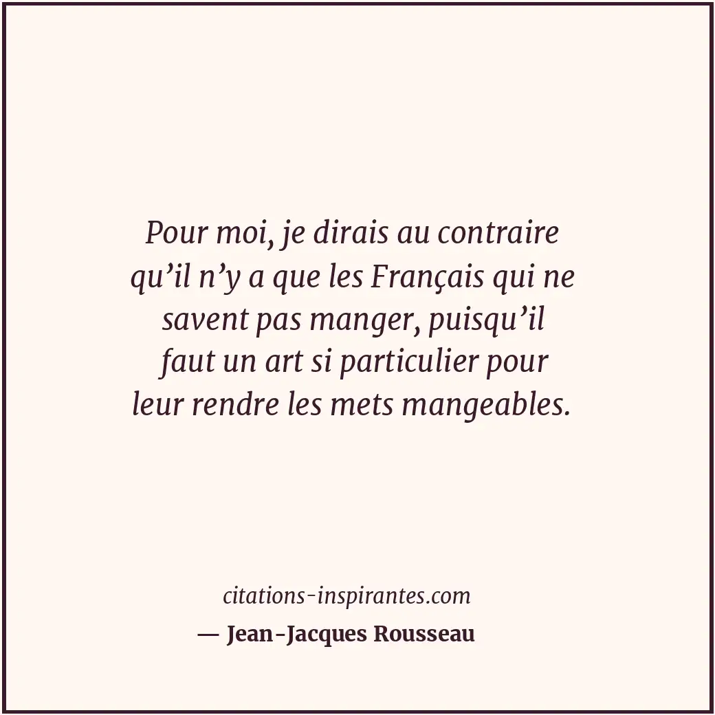 Citation de Jean-Jacques Rousseau