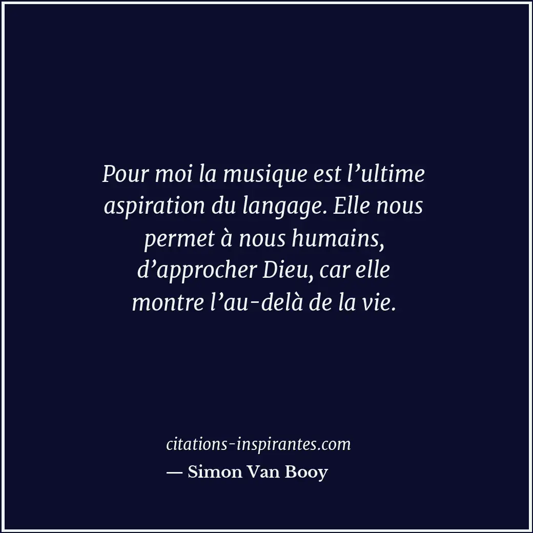 Citation de Simon Van Booy