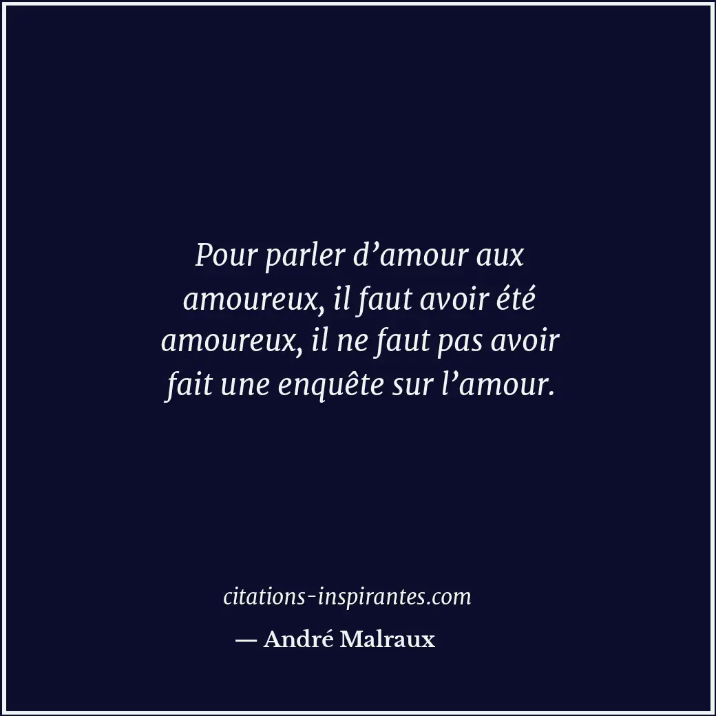 Citation de André Malraux