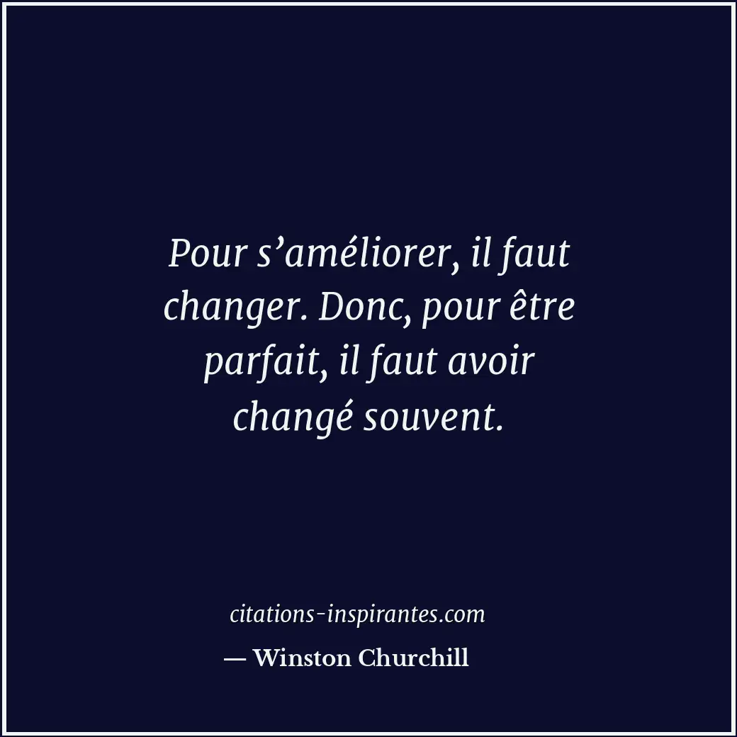 Citation de Winston Churchill